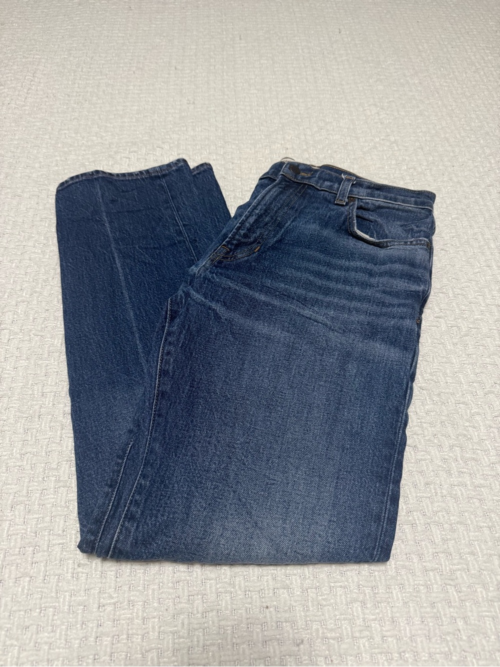 Madewell 1991 straight leg creased edition jeans in Brownfield Wash.  30x30